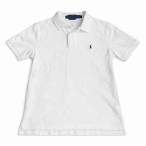 Polo Ralph Lauren Boys White Polo Shirt Size M (10/12)